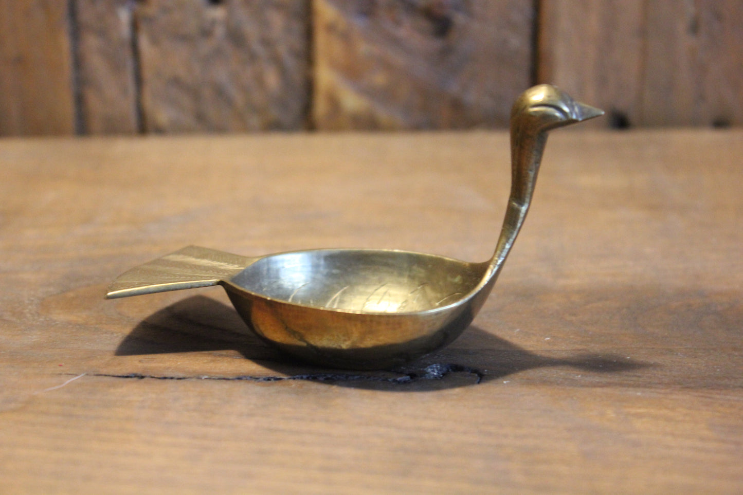 Brass Bird Trinket Dish