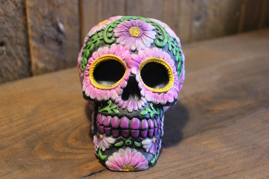 Bright Floral Skull