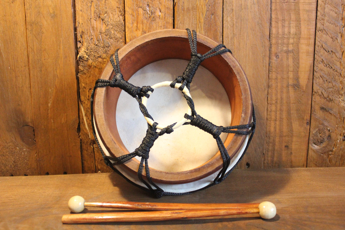 Mandala Shamanic Drum with Sticks